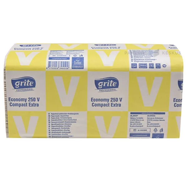 2-layered paper towel Grite Economy Compact 210x230mm, 250pcs/pack