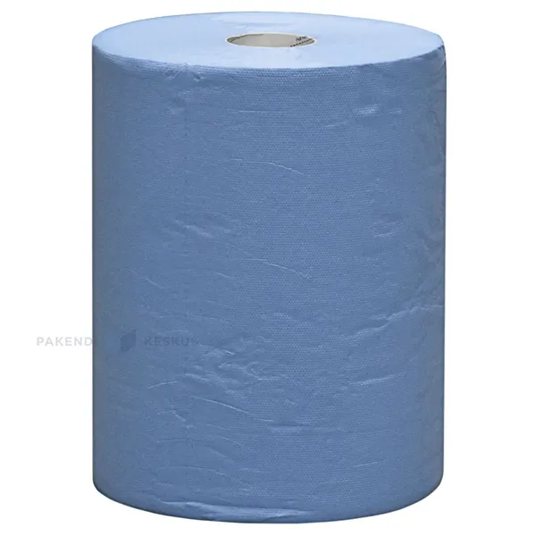 2-kihiline paberkäterätik Bulkysoft sinine 36cm lai, rullis 360m