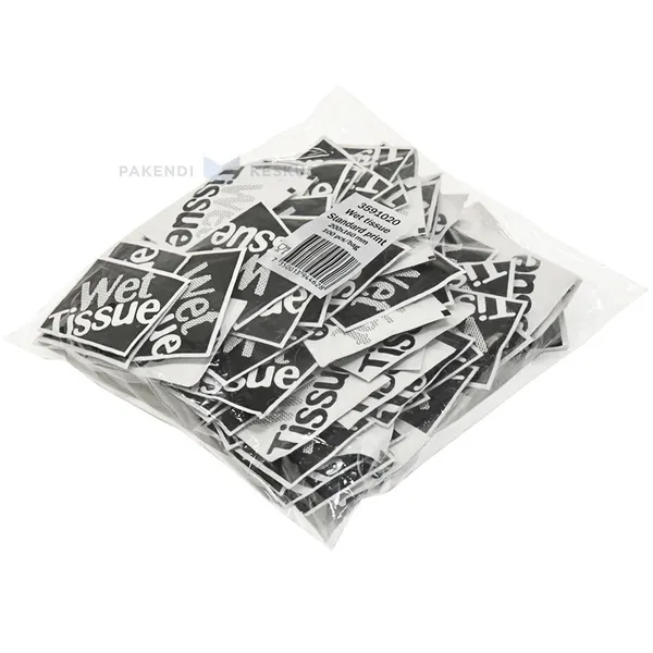 Moist napkins 20x16cm, 100pcs/pack