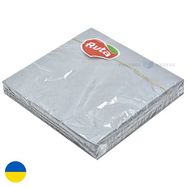 3-kihiline hall salvrätik 33x33cm, pakis 20tk