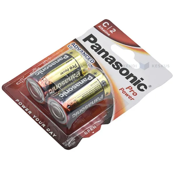 Patarei LR14/C Panasonic Pro Power LR14PPG/2B, pakis 2tk