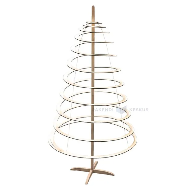 Wooden Christmas tree Spira Large 138cm