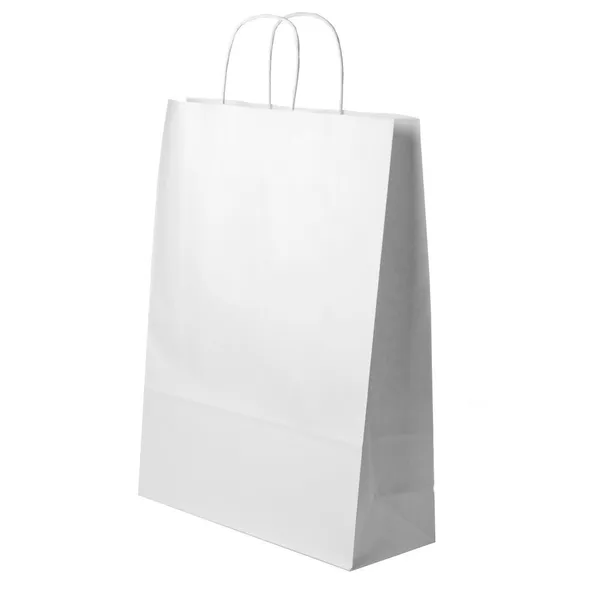 Spiraal pabersangadega valge paberkott 24+11x30cm 90g/m2