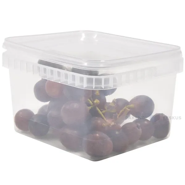 Transparent box without lid and handle 1500ml / 1,5L