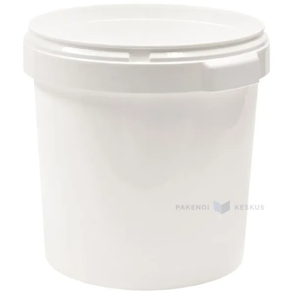 Valge plastikämber ILMA KAANETA sangata 32 000ml / 32L diameetriga 365mm