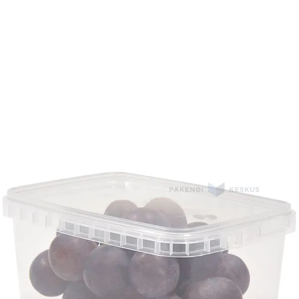 Läbipaistev kandiline KAAS 500ml / 0,500L plastikkarbile