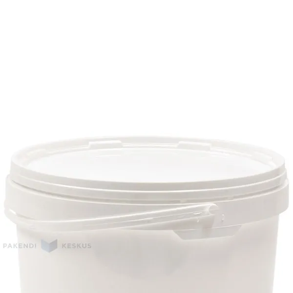 White plastic lid for 10 000ml / 10L bucket with diameter 278mm