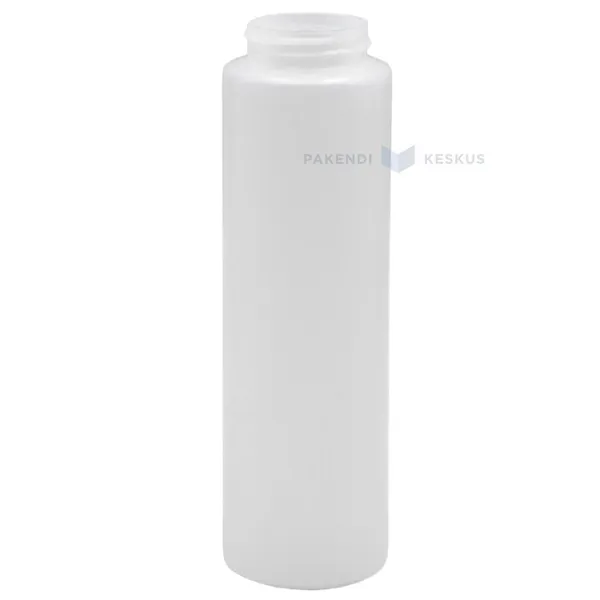 Rounded HD bottle for sauce without corc 250ml / 0,25L 38mm
