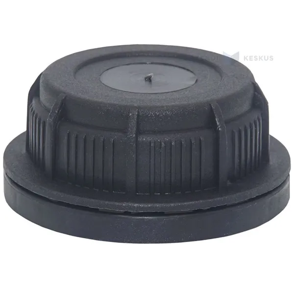Melns safety cap with EPE coating for HD canister and bottle diameter 38mm