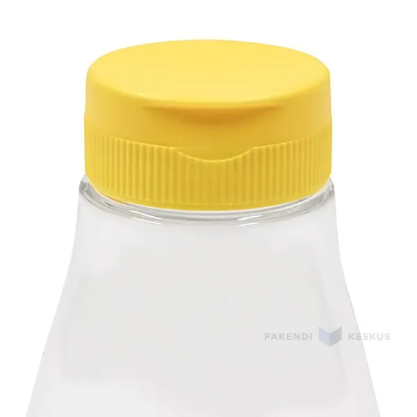 Yellow cork with silicone membrane for plastic bottle diameter 38mm