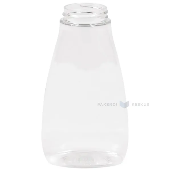 Oval PET bottle 250ml / 0,25L diameter 38mm