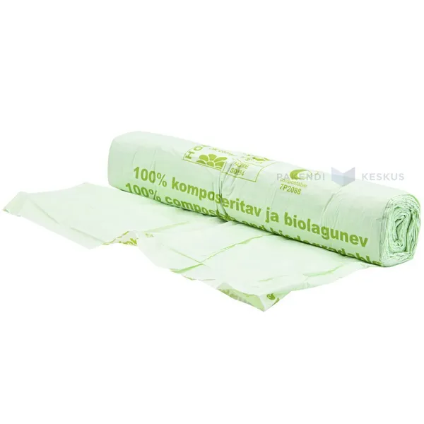 Komposteeritavad ja biolagunevad kotid 240L, rullis 10tk