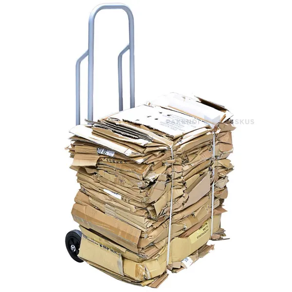 Trolley for bale collection