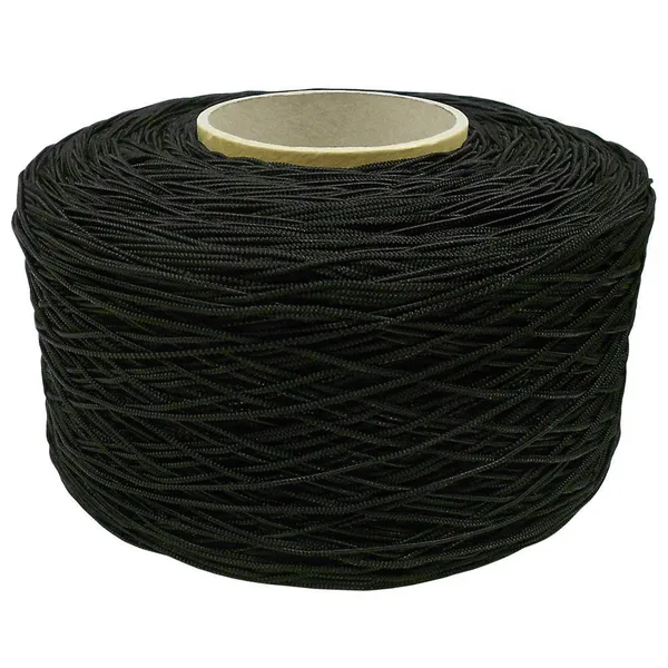 Black rubber string for tying machine 1kg, 1000m/roll