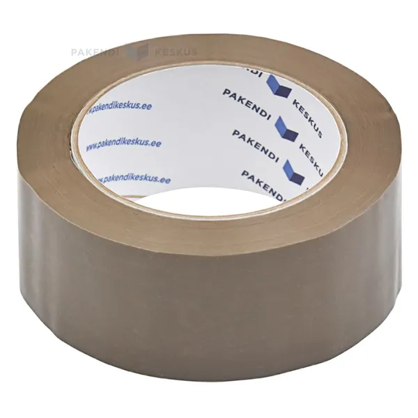 Pruun pakketeip 48mm lai solvent, rullis 132m