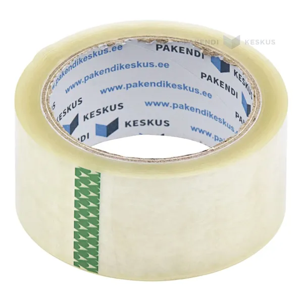 Läbipaistev pakketeip 48mm lai, rullis 66m