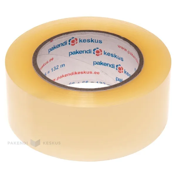 Läbipaistev pakketeip 48mm lai akrüül, rullis 132m