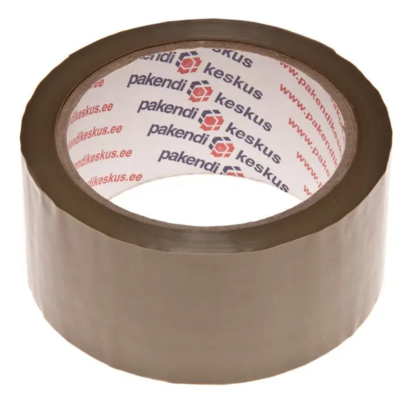 Pruun pakketeip 48mm lai solvent, rullis 66m