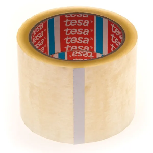 Transparent packaging tape Tesa 4280 75mm wide, 66m/roll