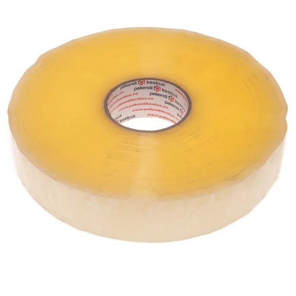 Läbipaistev pakketeip pakkemasinale 48mm lai 42mic akrüül, rullis 990m