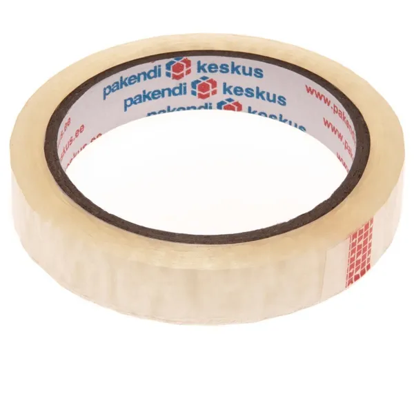 Läbipaistev kontoriteip 18mm lai, rullis 66m
