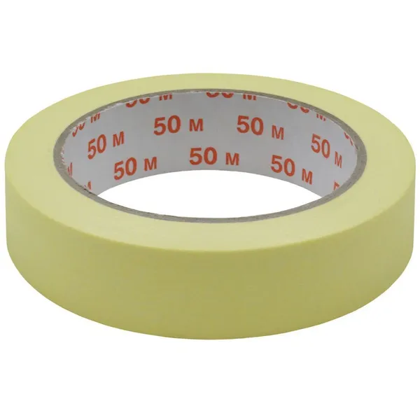 Tugeva liimiga maalriteip 25mm lai +60C, rullis 50m