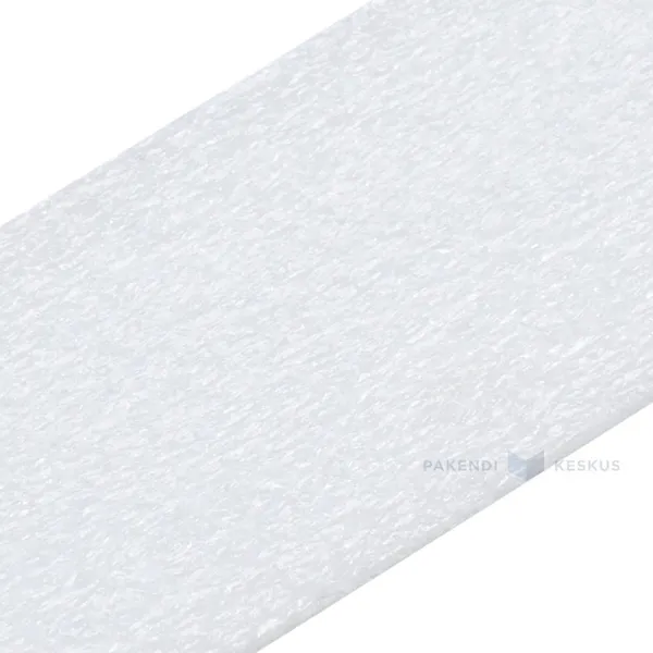 Valge pehmendusmaterjali teip 50mm lai 3mm paksusega, rullis 12,5m