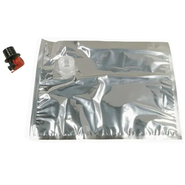 Hõbedane bag-in-box liblikkraaniga 32x40cm 5L