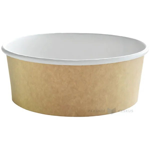 Kartongist salatikarp ilma kaaneta 1000ml diameetriga 183mm, pakis 20tk