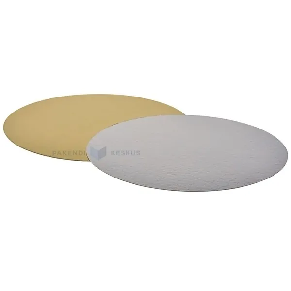 Golden-silver torte stand diam. 24cm, 25pcs/pack