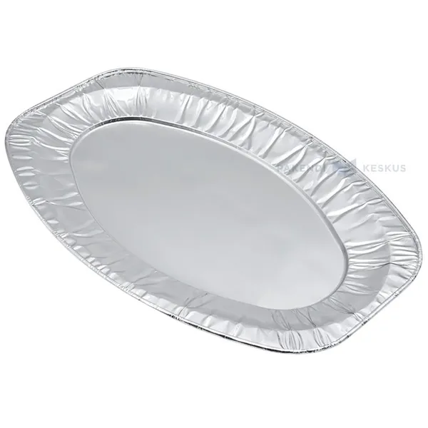 Aluminium foil tray 44,6x29,6x2,1cm, 5pcs/pack