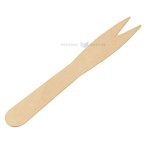 Puidust degusteerimiskahvel pikkusega 8,5cm, pakis 500tk
