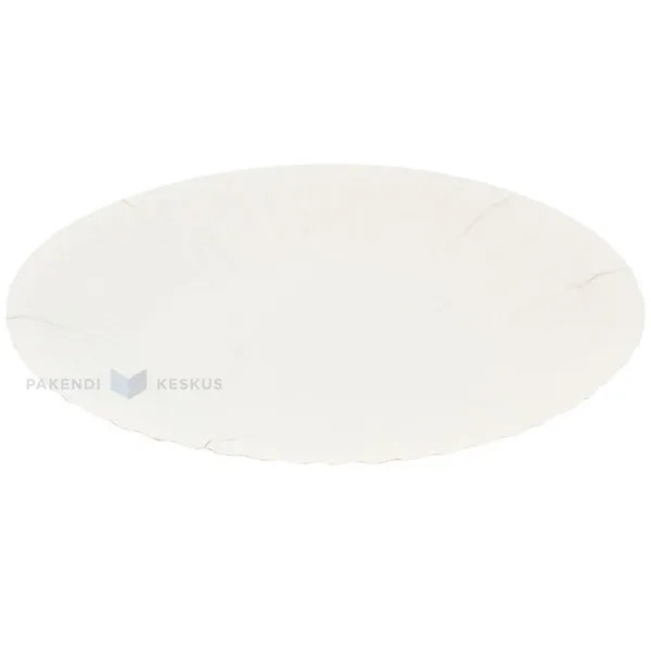 Laminated white paper plate diameter 15cm, 100pcs/pack
