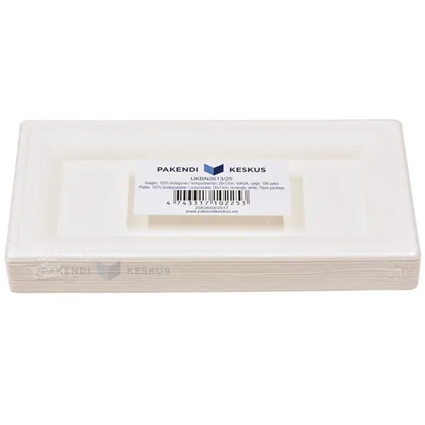 Kandiline vaagen 100% biolagunev/komposteeritav 26x13cm, pakis 25tk