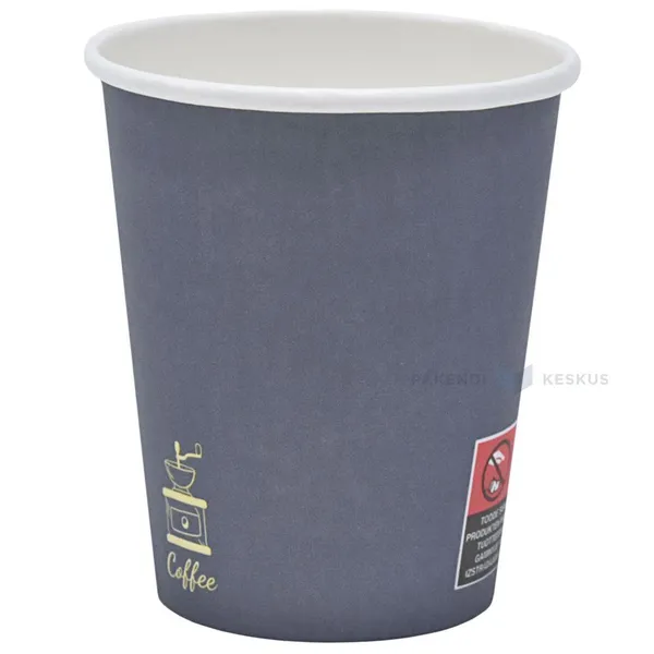 Tumesinine pappkohvitops ''Kohviveski'' 250ml, pakis 50tk