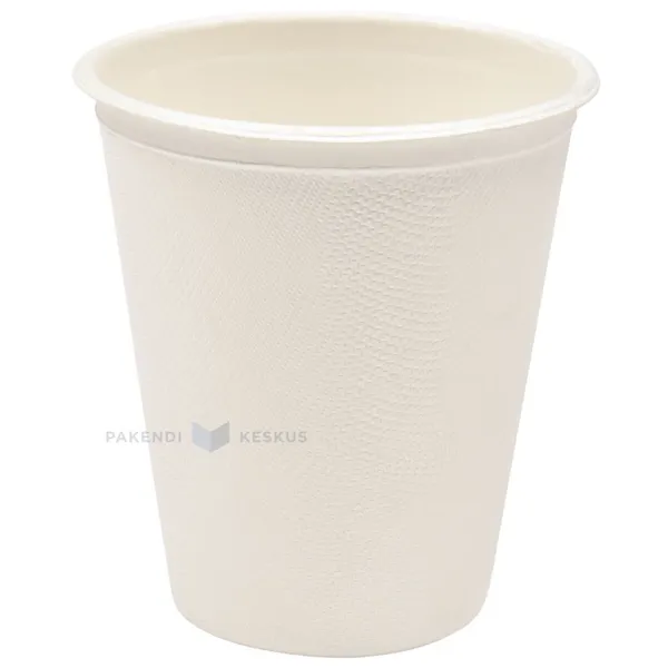 Joogitops 100% biolagunev/komposteeritav 250ml diameetriga 80mm, pakis 50tk