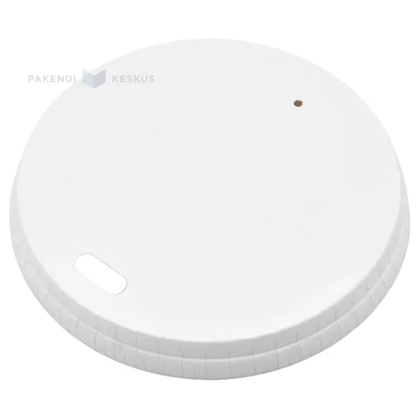 White flat paper lid for 250ml coffee cup with diameter 80mm, 50pcs/pack