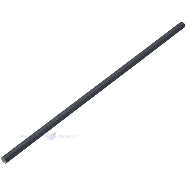 Paberist must joogikõrs 0,66x20cm lõõtsata, pakis 250tk