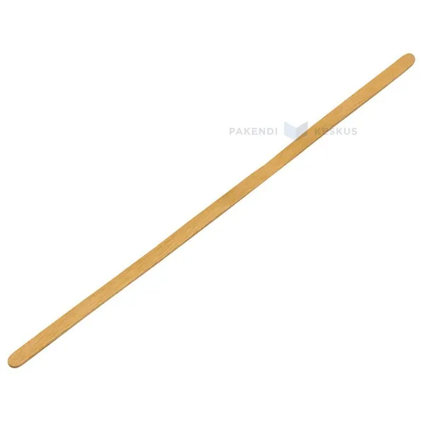 Puidust segamispulk 18cm, pakis 100tk