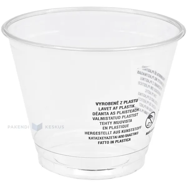 Food cup RPET 270ml diam. 92mm height 73mm, 50pcs/pack