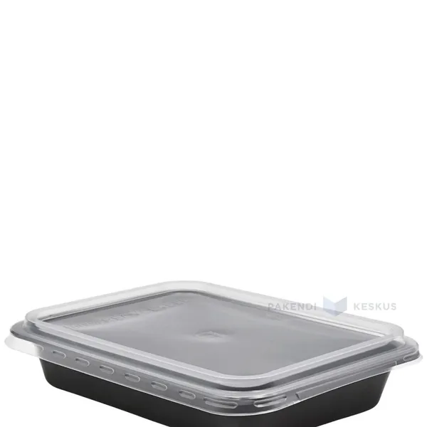 Kansi ruokarasialle, PP, 227 × 178 × 25 mm, läpinäkyvä (sopiva pohja 3434, 34433, 3432), 25kpl/pkt