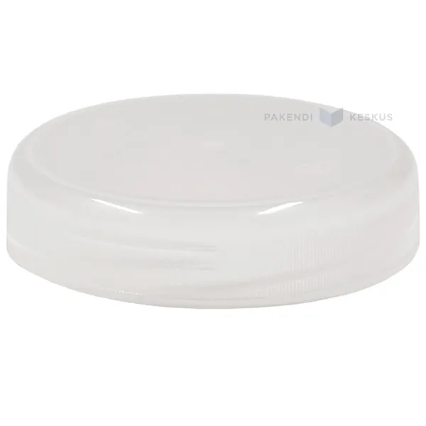 Läbipaistev kaas plastikust purgile diameetriga 63mm