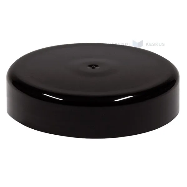 Must kaas plastikust purgile diameetriga 83mm press tihendiga