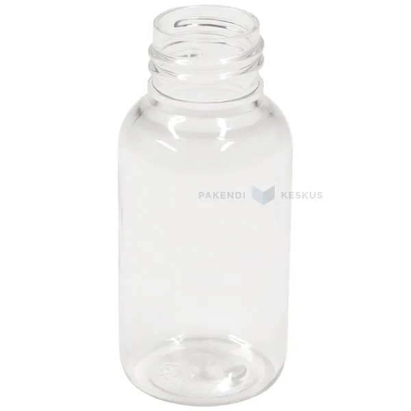 Plastic bottle "Boston Round" PET 50ml diameter 24mm