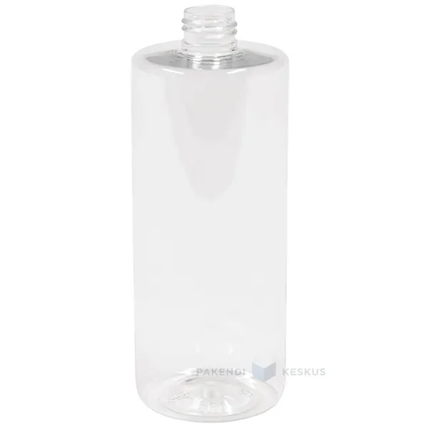 Plastikust pudel "Cylindrical" PET 500ml diameetriga 24mm