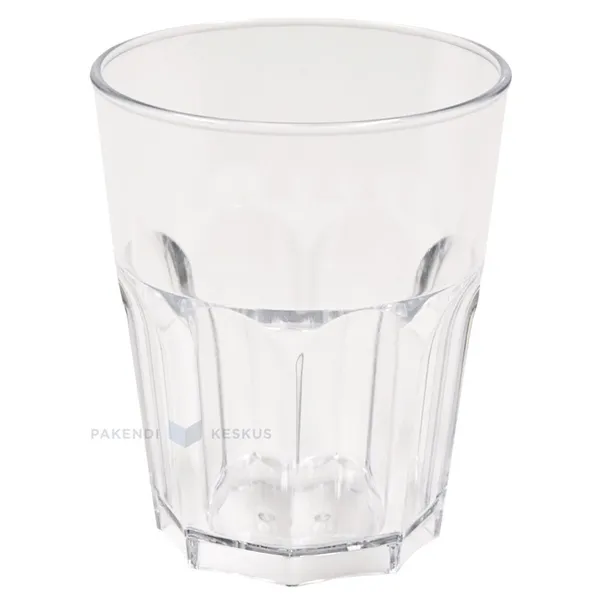 Korduvkasutatav plastikust joogiklaas 290ml SAN 500x masinpestav