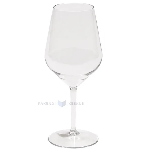 Korduvkasutatav plastikust veinipokaal jalaga 470ml TT 350x masinpestav