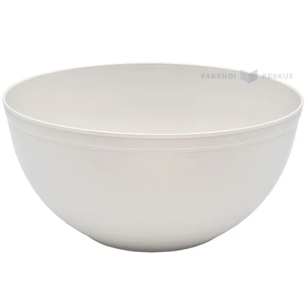 Korduvkasutatav hall salatikauss 3350ml diam. 23,5cm PP 125x masinpesu