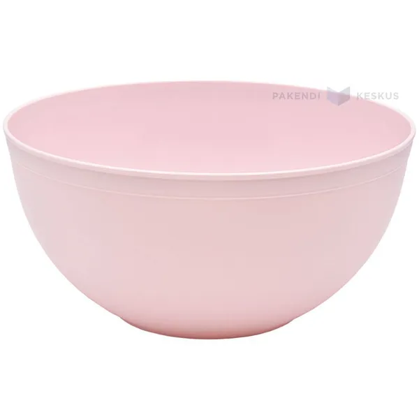 Korduvkasutatav roosa salatikauss 3350ml diam. 23,5cm PP 125x masinpesu