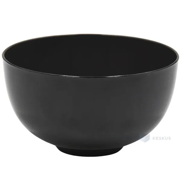 Korduvkasutatav must plastikust kauss 150ml diam. 82mm PS 50x masinpestav